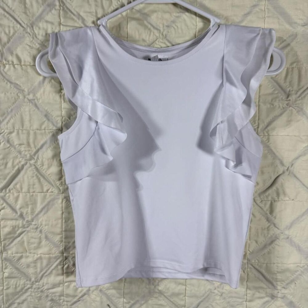 Mia Women's White Crop-top